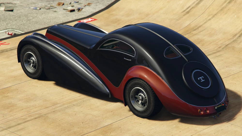 Truffade Z-Type — góc chéo sau